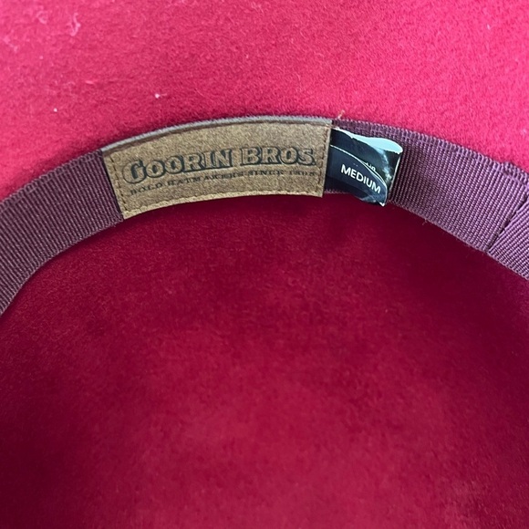 Goorin Bros Woman’s Heritage 100% Wool Hat Red | Felted | Size Medium (22.5”). main image 5